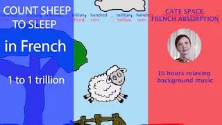 FRENCH NUMBERS COUNT SHEEP TO SLEEP  Absorb Learn while sleep meditate work relax 10hours Cate Space