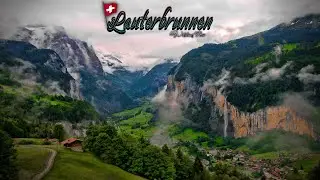 ⁴ᴷ Lauterbrunnen, Switzerland - A Place where Heavenly Waters Sprinkle Paradise Grounds