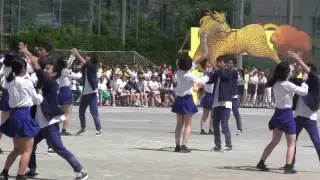 両国高校体育祭2017 応援団ダンス青軍 ②