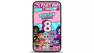 🎈 LOL Surprise video invitation for your next Lol Surprise Dolls birthday party 🎈