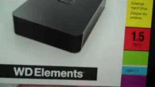 Распаковка Western Digital Elements 1,5 ТБ