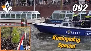 Koningsdag in Utrecht stad. Achter de schermen bij de politie.