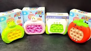 4 Minutes Satisfying ASMR with Playing Push Game Pop It Eletr&ocirc;nico Fidget Toy No Talking