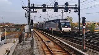NJ Transit, Amtrak & PATH Evening Rush Hour Action @ Harrison