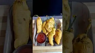 Rajasthan Special Mirchi Vada 🌶️|| Mirchi Bhajiya || #shorts #asmr #mirchivada #cooking