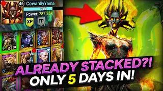 SEARSHA ON DAY 5?! WTF IS THIS ACCOUNT?! | Raid Shadow Legends