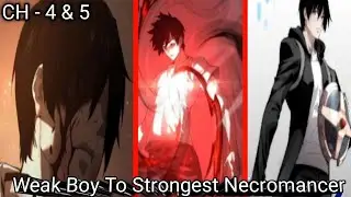 Weakest Boy Become Strongest Necromancer Manhwa In Tamil | CH 4-5 | MTE
