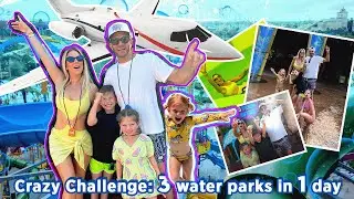 Ultimate Water Park Challenge: Can We Conquer 3 Parks in One Day?!