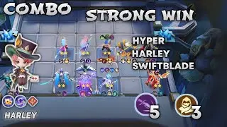 Combo Strong Win - With Commander Harley Hyper Harley !!| Magic Chess Go Go