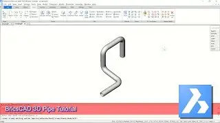 BricsCAD 3D Modeling Pipe Tutorial Graphic Design Software