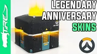 LEGENDARY ANNIVERSARY SKINS! - Overwatch Loot Box Opening - 59 ANNIVERSARY LOOT BOXES!