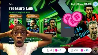 Treasure Link Box Opening Part 2 | 34 Free Spin🔥🎁 Efootball 26
