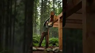 Building a Dream Log Cabin Solo! 🌲🏠🔥 Process Hub TV