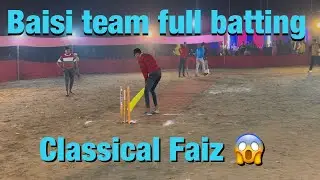 Baisi team full batting | 6 over 45 run 🏏 | classical Faiz and Shaulat | Danghra cricket club