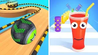 Going Balls против Juice Run 🍅🌈🏀0/9999Новое обновление: прохождение Max Gameplay
