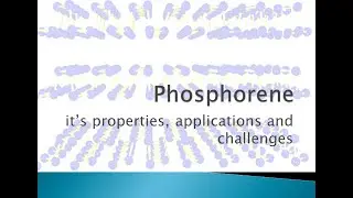 Phosphorene a 2D material