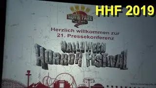 Halloween Horror Festival 2019 komplette Pressekonferenz & Project Ningyo Onride Movie Park Germany