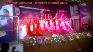 SWAEROES Song & Dance | Amazing Performance | Summer Samurai | SWAERO FUSION 2016