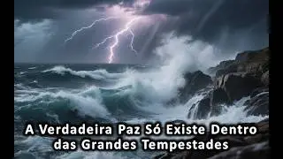 A Verdadeira Paz Só Existe Dentro das Grandes Tempestades
