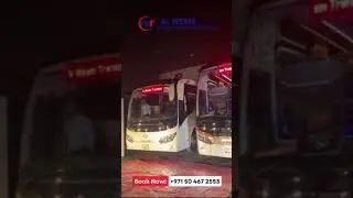 Best cheap rent bus in dubai #travel #tourism #dubaitransport