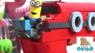 Миньоны Мультик Supervillain Jet! Mega Bloks Игрушки для Детей. Игры для Детей. Видео для Детей