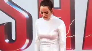 Marta Milans with white dress