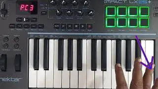 nektar IMPACT LX25+ MIDI KEYBOARD | Volume Settings | Touch response removal | Pad velocity change