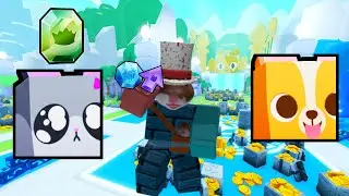 Making the most overpowered HUGE Pets With CHARMS In Pet Simulator 99
