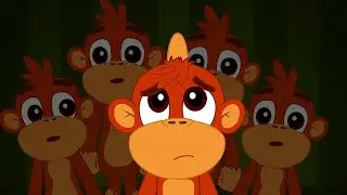 Five Little Monkeys Silly Jumping Rhyme 🐵😆 | ChuChu TV-Inspired 2-Minute Loop Remix Mashup