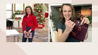 Dooney & Bourke Pebble Leather Mini Janine Satchel on QVC