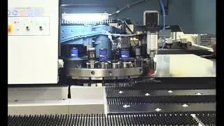 DURMA TP 123 PUNCH PRESS MACHINE / LOADING - UNLOADING - TAPPING