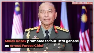Malek Razak promoted to four star general as Armed Forces Chief