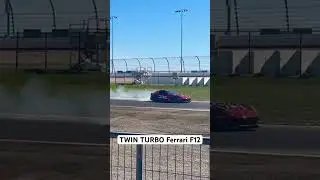 TWIN TURBO Ferrari F12 PURE SOUND #drifting #drift #ferrari #V12 #twinturbo