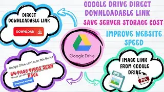 How to Create Google Drive Downloadable Link 🚀| Bypass Virus Scan Page | Save Money to Earn Money 💰