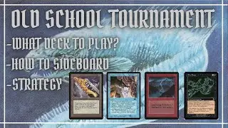 Old School Magic: Tournament preparation with Counterburn ( Deckteck )
