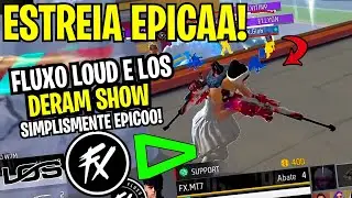ESTREIA EPICAA COM 6 BOOYAHS HISTORICOS! FLUXO, LOUD E LOS GRANDES NA LDR ELITE!