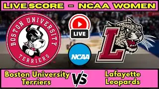 🔴 Boston University Terriers vs Lafayette Leopards | NCAA Women Basketball | Live Score Update Jan 6