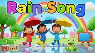 Rain Song - बारिश आई, मस्ती लाई 🌧️ Hindi Rhymes for Kids | Nursery Rhymes & Kids songs🌈| ChikliTV