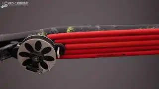 NC100P V2 Black Camo - New Model - Neo Carbone Wooden Spearguns Demultiplied 100