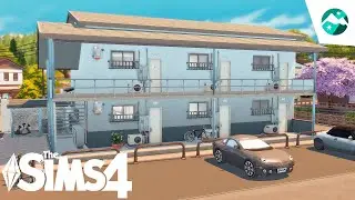Japanese Apartment/アパート | NO CC | THE SIMS 4 | Stop Motion Speed Build