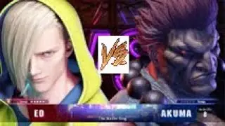 Street Fighter 6 Ed Outfit 2 VS Akuma Outfit 2 (LEVEL 8)