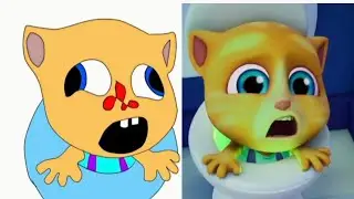 Laugh with My Talking Tom _ Crazy Fails Funny drawing meme