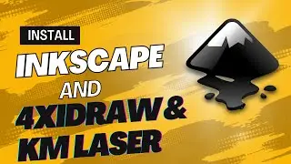 How to install inkscape and 4xiDraw & km laser for CNC