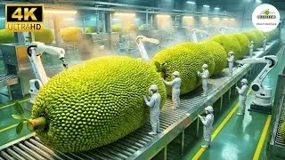 Inside the 50,000 LB Jackfruit Factory Hypnotic Vegan Pork Shredding &ndash; Full Process