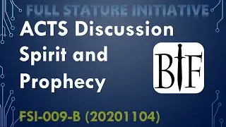 FSI-009-B Discussion Acts 2:19-38 Spirit and Prophecy