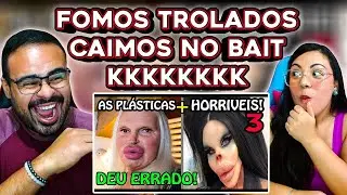 REACT FALA DE TUDO | 🔴 As PIORES Plásticas do Mundo! As Plásticas que deram Errado PARTE 3