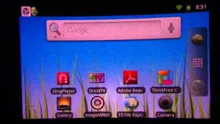 Android Mini-Tablet by NionCom&trade; - Large Projection Demo by Picopros