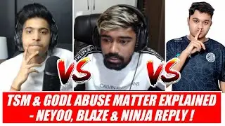 TSM & Godl Controversy - Neyoo angry reply & Ninja reply to shadow allegations & On Jonathan