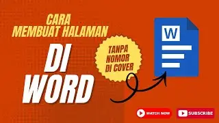 Cara membuat halaman di word tetapi cover tidak ikut romawi dan angka
