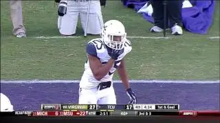 Big 12 Refs Waste Time Darwin Cook Fake Injury TCU Horned Frogs vs WVU 2013